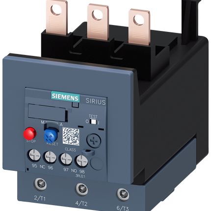 Siemens 3RU21464FB0 Contactor Relay - 1NC/1NO, 40 A F.L.C, 3 A Contact Rating, 37 kW, 3P, SIRIUS 3RU