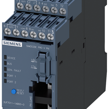 Siemens 3UF7011-1AB00-0 6 A SIRIUS Motor Controller, 230 V