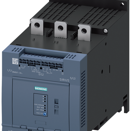 Siemens 3RW5076-2AB04 315 kW Soft Starter, 200 –480 V, 3 Phase, IP00