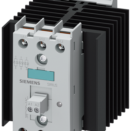 Siemens 3RF2420-1AC55 Screw Fitting Solid State Relay, 20 A Max. Load, 600 V Max. Load