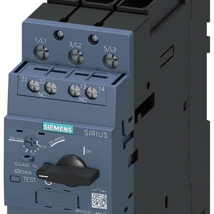Siemens 3RV20314BA15 20 A SIRIUS Motor Protection Circuit Breaker, 690 V