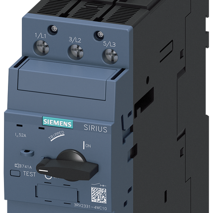 Siemens 3RV2331-4WC10 52 A SIRIUS 3RV2 Motor Protection Unit, 690 V