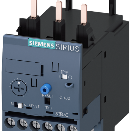 Siemens 3RB3026-2VB0 Solid State Overload Relay - 1NO + 1NC, 10 –40 A F.L.C, 40 A Contact Rating, 18.5 kW, 3P, SIRIUS