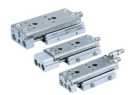 SMC MXQA Series Air Slide Table, Sides Piping Type, MXQ16A-75ZA-M9NM