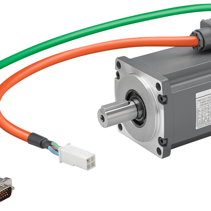 Siemens 1FL6032-2AF21-1MB1 1FL6032 Synchronous AC Motor, 200 W, 230 V, Flange Mount Mounting