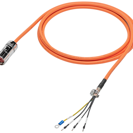 Siemens 6FX3002-5CL02-1BF0 Cable for use with SINAMICS V90 - 15m Length, 600 V