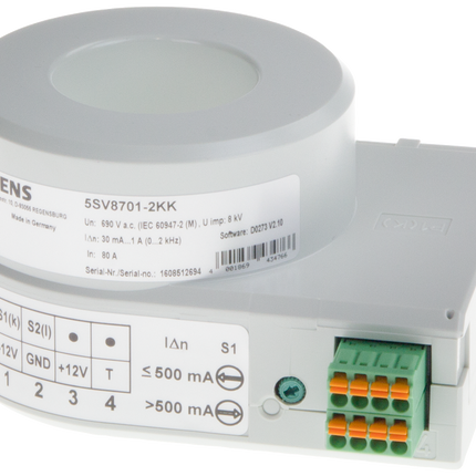 Siemens 5SV8701-2KP 5SV8701 Series Current Transformer, 35mm Bore, 12 V