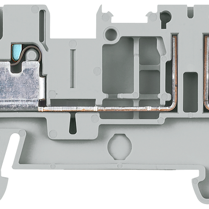 Siemens 8WH6003-6CF00 Grey ALPHA DIN Rail Terminal Block, Single level, 4mm², 400 V (Pack of 50)