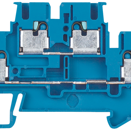 Siemens 8WH6020-0AF01 Blue ALPHA DIN Rail Terminal Block, Double level, 4mm² (Pack of 50)