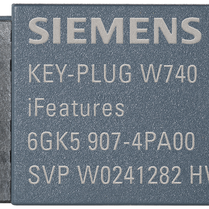 Siemens 6GK5907-4PA00 Plug for use with Unlocking Features of SCALANCE W in client mode, SCALANCE