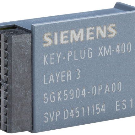 Siemens 6GK59040PA00 Device Plug Link for use with SCALANCE, 120 x 90 x 10 mm, SCALANCE, KEY-PLUG XM400