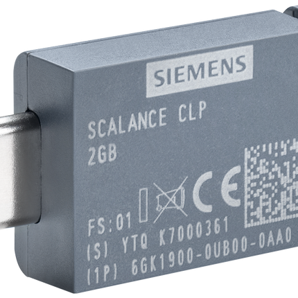 Siemens 6GK19000UB000AA0 Memory Module for use with SCALANCE W1700 SIMATIC Cloud Connect S7, 1.26 x 0.69 x 0.28 in