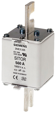 Siemens 3NE3335 560A NH Fuse, NH2, 1kV ac (Pack of 3)