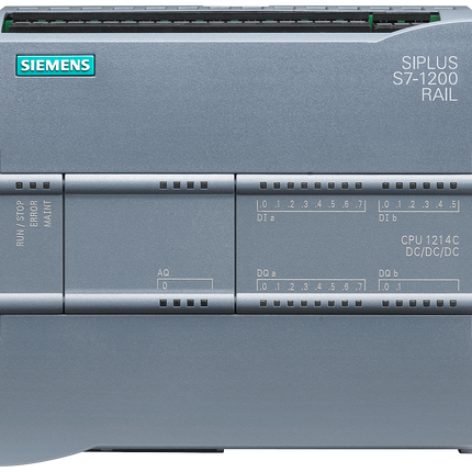 Siemens 6AG2214-1AG40-1XB0 SIPLUS CPU 1214C PLC CPU - 10 Inputs, 6 Outputs, Transistor, For Use With SIPLUS S7-1200