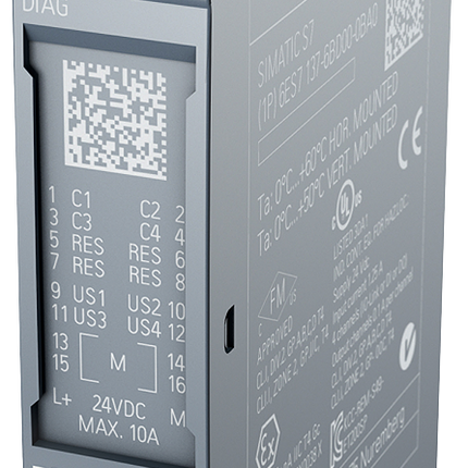 Siemens 6AG21376BD001BA0 Communication Module for use with ET 200SP, 73 x 15 x 58 mm, Digital, 6AG213, SIPLUS