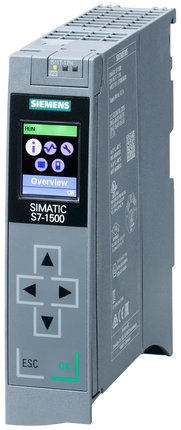 Siemens 6ES7511-1TK01-0AB0 6ES7511, PLC CPU - 20 Inputs, 20 Outputs, CPU, For Use With SIMATIC S7-1500, Profinet Networking, Profinet
