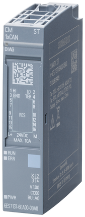 Siemens 6ES71376EA000BA0 Communication Module for use with SIMATIC I/O System, 15 x 73 x 58 mm, 6ES713, SIMATIC