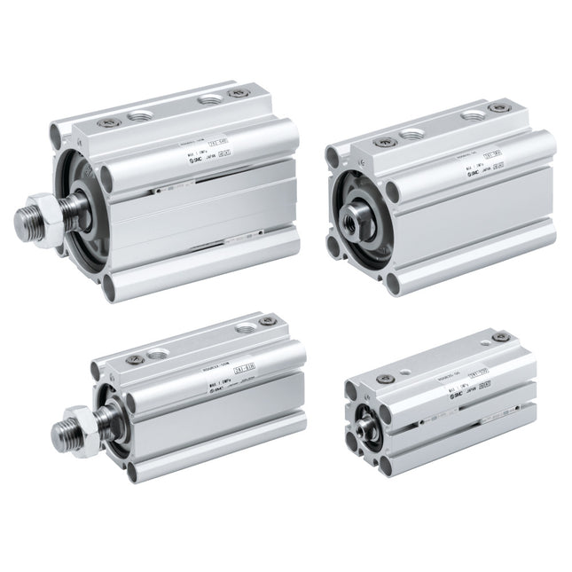 SMC Compact Cylinder with Air Cushion RQ Series, RDQB32-100