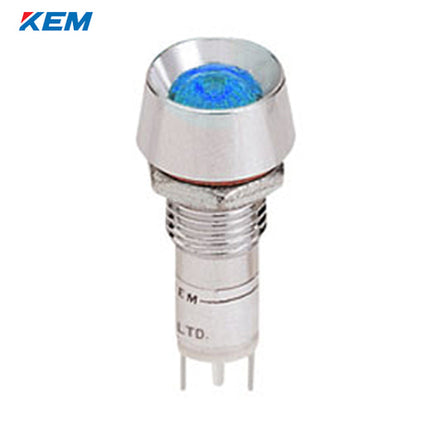 KEM KEM LED Indicator Light, Ø10mm, High-Brightness, DC48V, Blue KLBRAU-10D48B