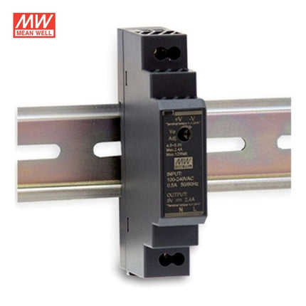 MINWELL Switching Power Supply (SMPS), DIN Rail Mount HDR-15-24