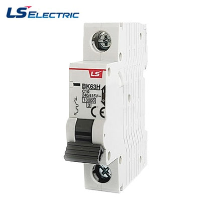 LS ELECTRIC Molded Case Circuit Breaker (MCCB), For Distribution Panel, 10kA (Pack of 12) BK63H-1P-C63A
