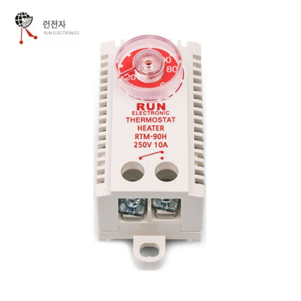 RUN ELECTRONICS Mechanical Mini Automatic Thermostat, Heater Only RTM-90H