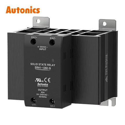 AUTONICS Solid State Relay (SSR), Voltage Input Type, Single-Phase SRH1-1260