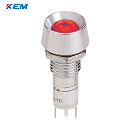 KEM KEM LED Indicator Light, Ø10mm, High-Brightness, DC12V, Red KLBRAU-10D12R