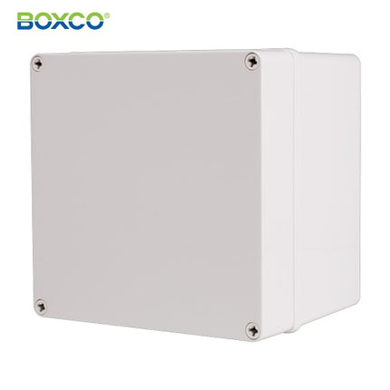 BOXCO Terminal Box, Plastic Enclosure, Bolt Type, ABS, Gray Cover BC-AGS-202016