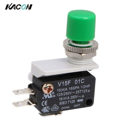 KACON Micro Switch, Compact, Ø13, Green VAP-13G