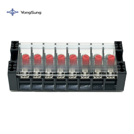 YONGSUNG Short-Circuit Terminal Block, 8P, Mixed Type, Stainless Steel Bolt YSCT-08AMS