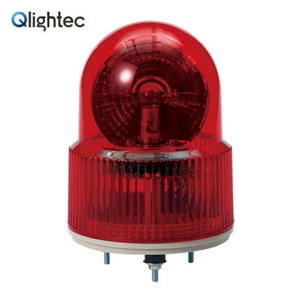 QLIGHT Rotating Warning Light, Buzzer Type, Bulb Type, Reflector, Red, AC220V S125R-BZ-220-R