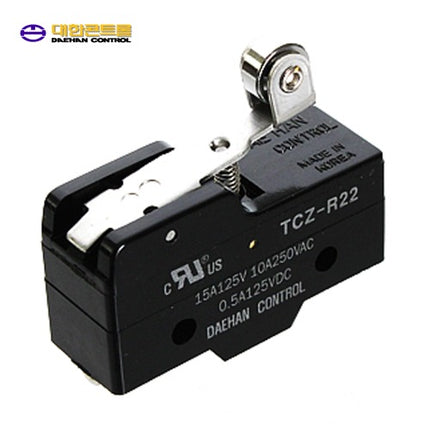 DAEHAN CONTROL Micro Switch, Z-Type, Roller, Small TCZ-R22