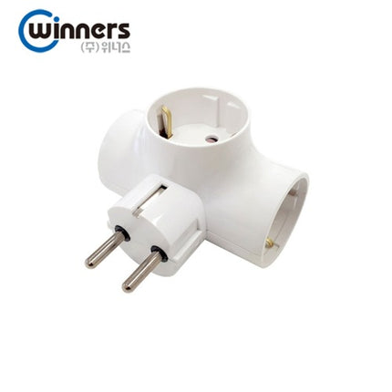 WINNERS Plug Receptacle, 3-Outlet, T-Type MTT2-21633