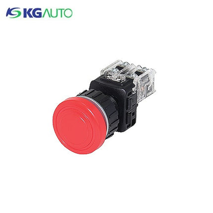 KG AUTO Emergency Stop Switch, Ø30, Non-Illuminated, Red, KGE-L4B2R 2a2b