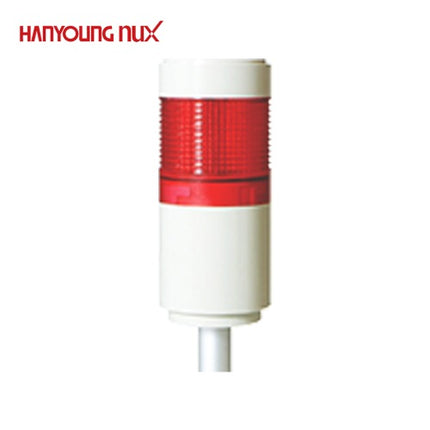 HANYOUNG Signal Tower Light, Steady/Flashing/Buzzer, 1-Tier STE060-FD511M