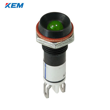 KEM KEM LED Indicator Light, Ø8, Standard-Brightness, DC48V, Green KLJS-08D48G