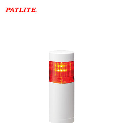 PATLITE Signal Tower Light, LED, Ø50mm, 1-Tier, Red, DC12V LR5-101WJNW-R