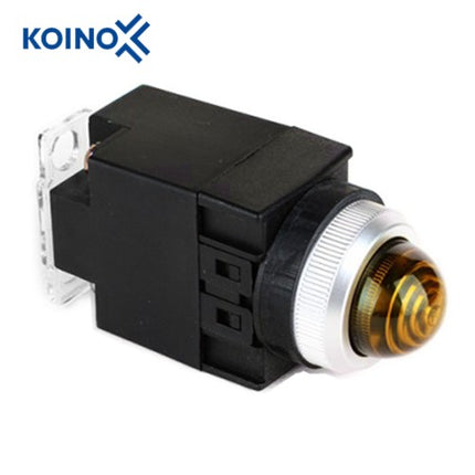 KOINO Pilot Lamp, Ø25, Yellow KH-502LY