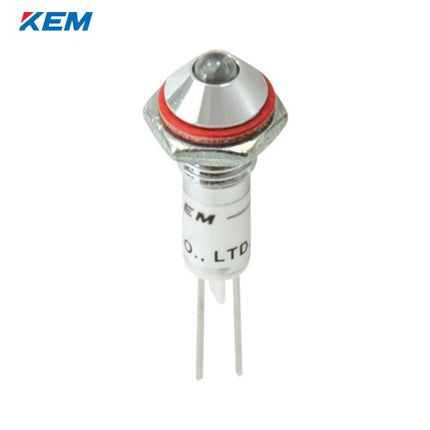 KEM KEM LED Indicator Light, Ø6mm, High-Brightness, DC5V, Yellow KLHU-06D05Y