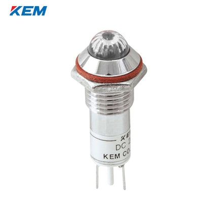 KEM KEM LED Indicator Light, Ø10mm, High-Brightness, AC110V, White KLHRANU-10A110-W