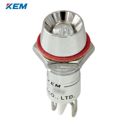 KEM KEM LED Indicator Light, Ø10mm, High-Brightness, DC48V, Yellow KLU-10D48Y