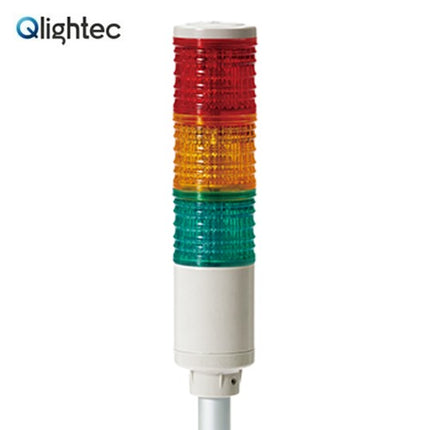 QLIGHT Signal Tower Light, LED, 3-Tier, DC24V ST45L-BZ-3