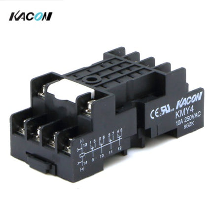 KACON Relay Socket for 14-Pin HR705-4 Series Relay KMY4