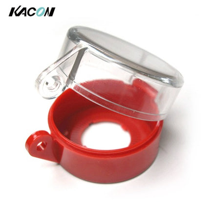 KACON Control Switch Accessory, Emergency Stop Switch Protective Cover Guard, for Ø25, Red KEG35R