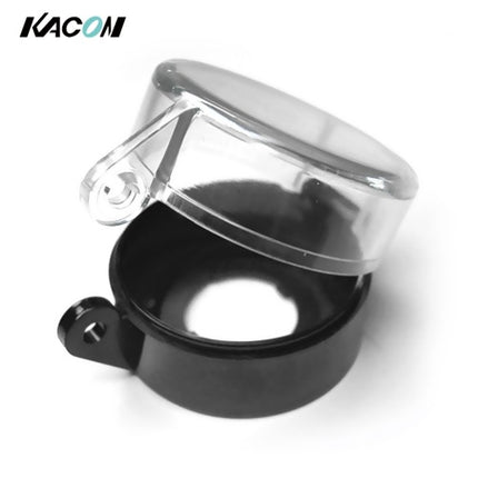 KACON Control Switch Accessory, Emergency Stop Switch Protective Cover Guard, for Ø22, Black KEG32K