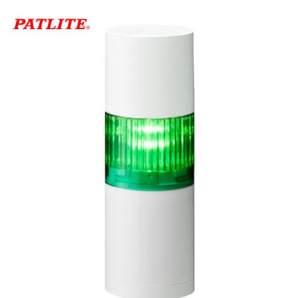 PATLITE Signal Tower Light, LED, Buzzer Type, 1-Tier, Green, DC24V LR6-102LJBW-G