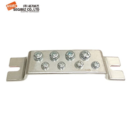 SEGIBIZ Grounding Busbar Terminal Block (Ground Bar), 2-Row, 8P SG-EB2-8P