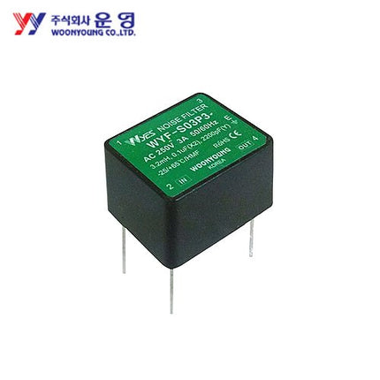 WOONYOUNG Noise Filter, Single-Phase, PCB Type WYFS01P3