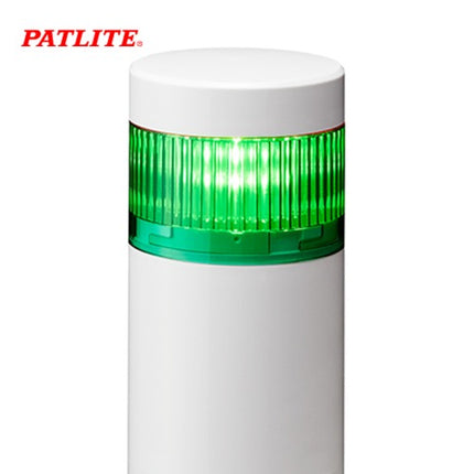 PATLITE Signal Tower Light, LED, 1-Tier, Green, DC24V LR7-102WJNW-G